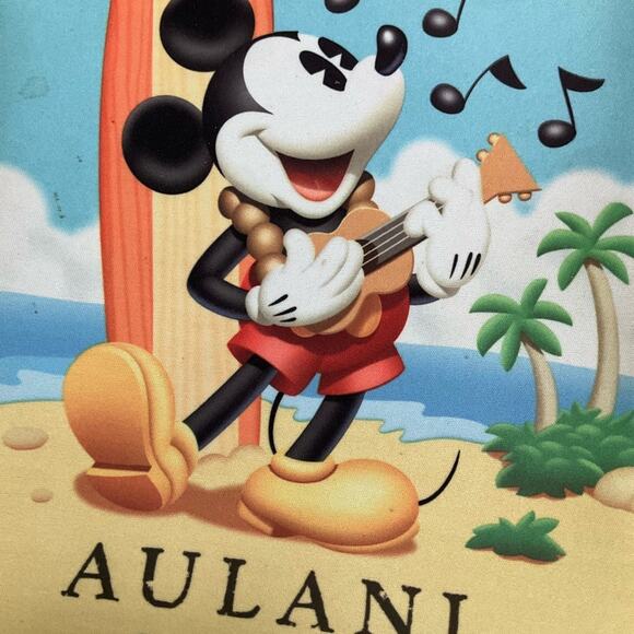 Disney Aulani Mickey Mouse Neoprene IPAD Zippered Cover EUC RARE - Picture 7 of 7